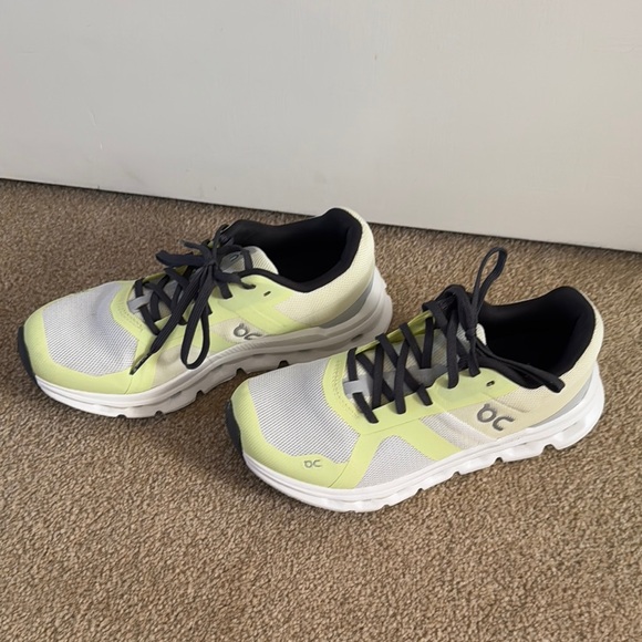 On Cloudrunner Lime Green Sneakers - Picture 4 of 6